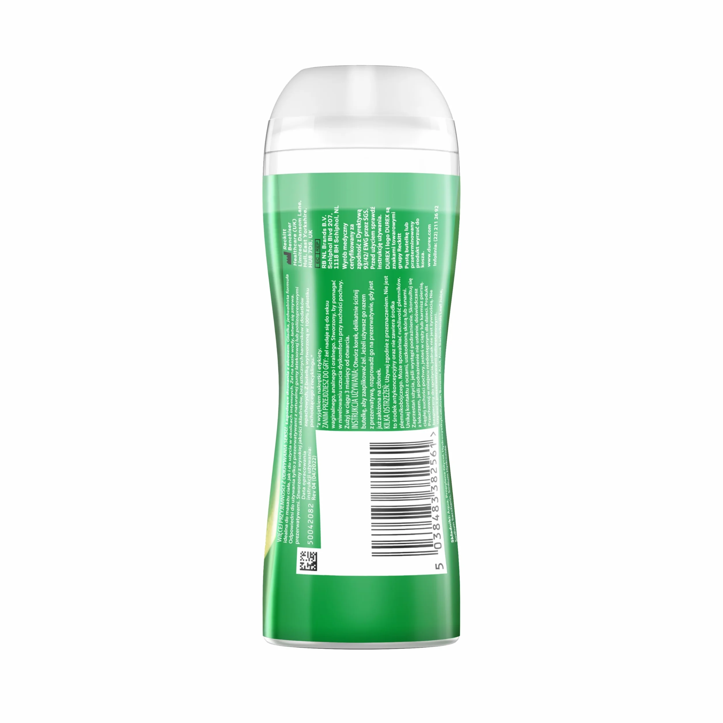 Durex 2w1 Aloe Vera Żel intymny i do masażu bezzapachowy 200ml