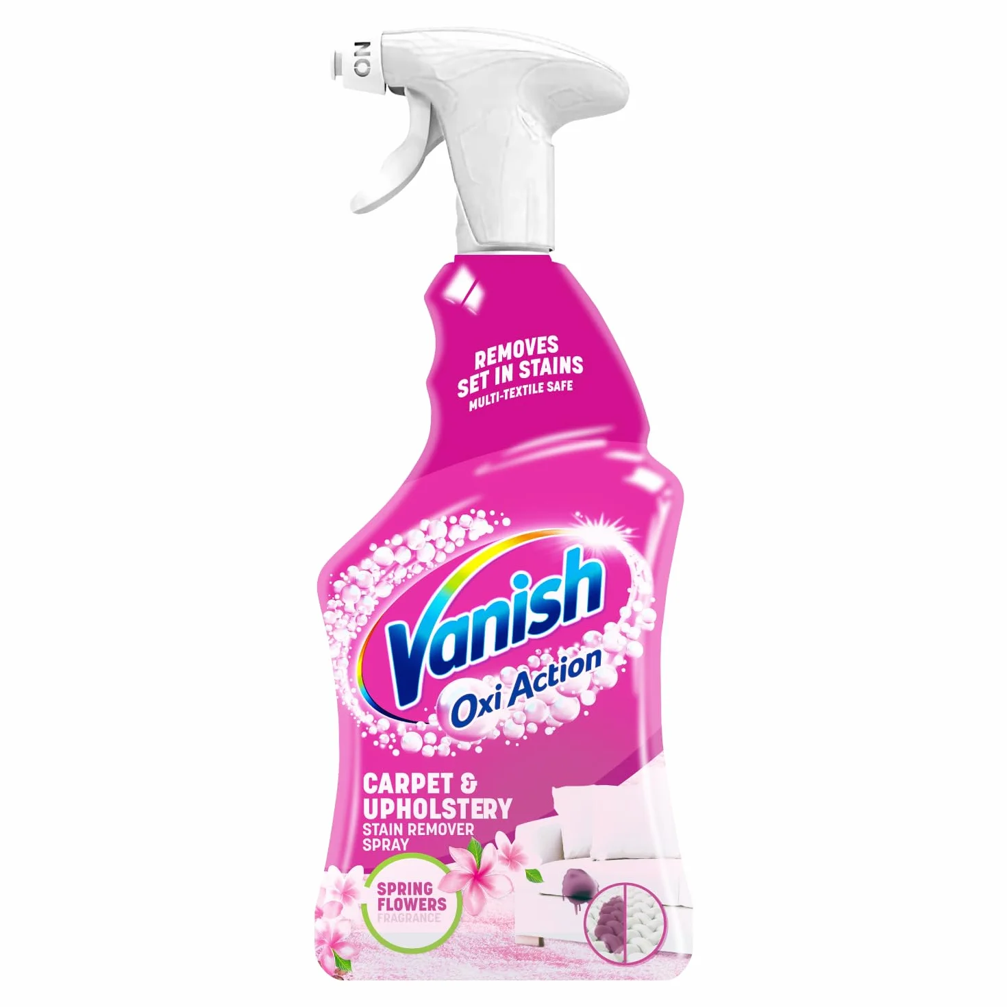 Vanish Środek do czyszczenia dywanów + tapicerka, Gold Oxi Action środek do usuwania plam w sprayu, 500 ml