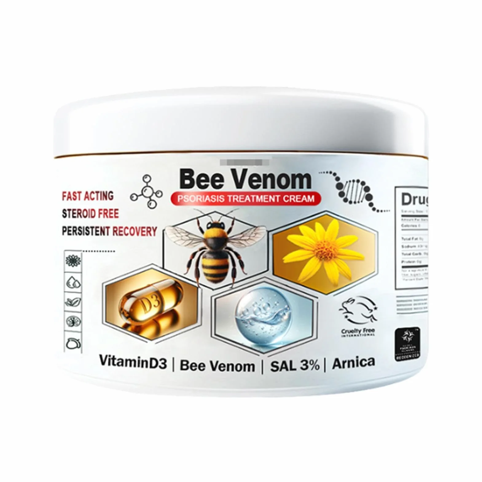 Bee-Ven-om Pa-in ma? ? trucizn? pszczel?, krem ?agodz?cy sw?dzenie, ma? ? zio?owa z ekstraktem zio?owym, szybko ?agodzi bóle stawów, ?agodz?cy trucizn? pszczó?, ramiona, tali?, tyln? r?k?,
