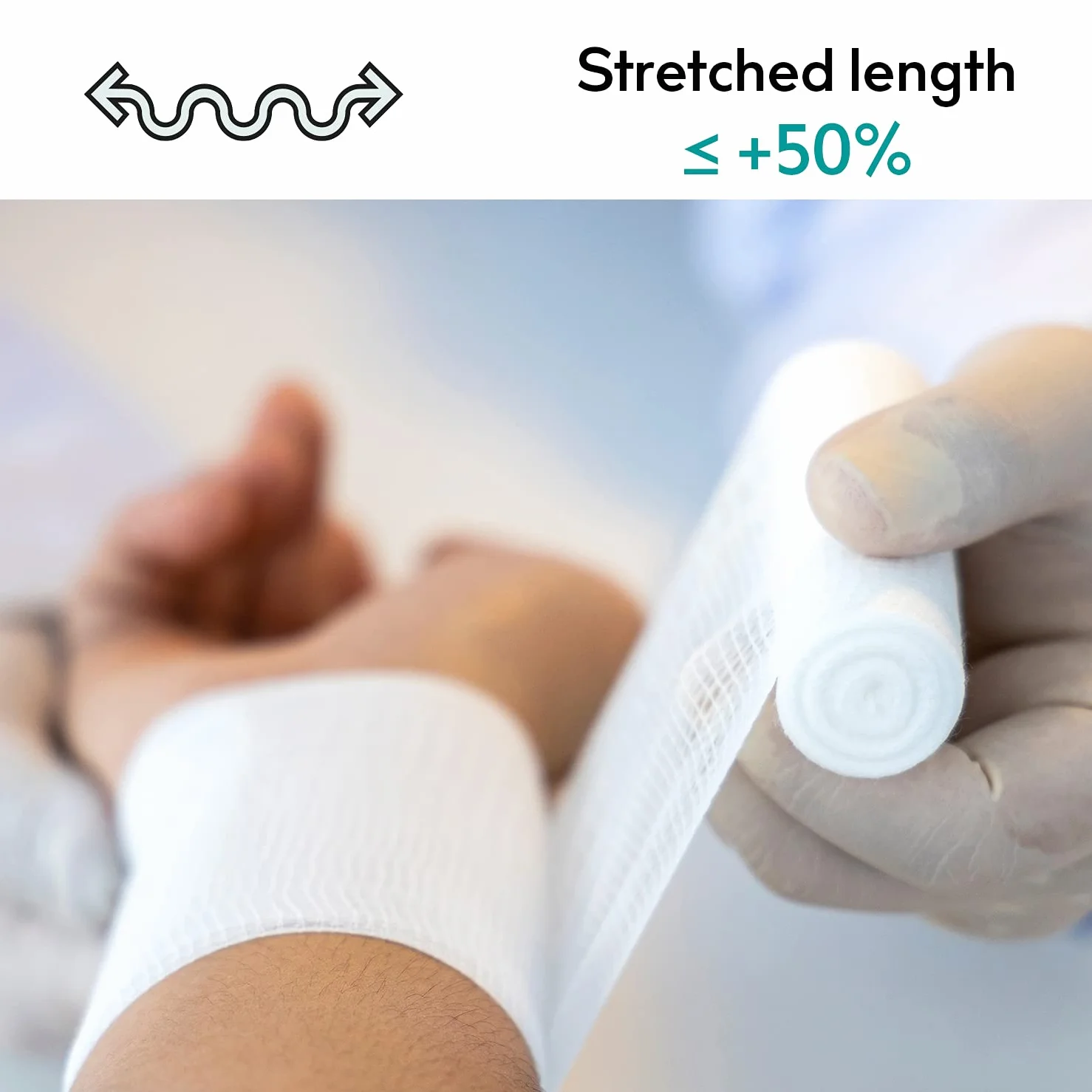 Medrull 20 sztuk bandaże gazowe 6 cm x 4 m - bandaże mocujące duże - materiał opatrunkowy ULTRA CREPP