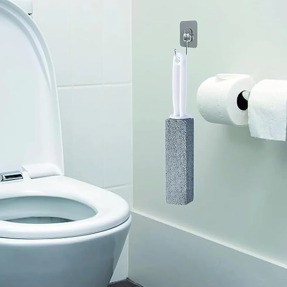 Środek do czyszczenia kamienia pumeksowego, 4 sztuki, blok do czyszczenia WC z uchwytem, pumeks do toalety, do łazienki, toalety, kuchni i wielu innych
