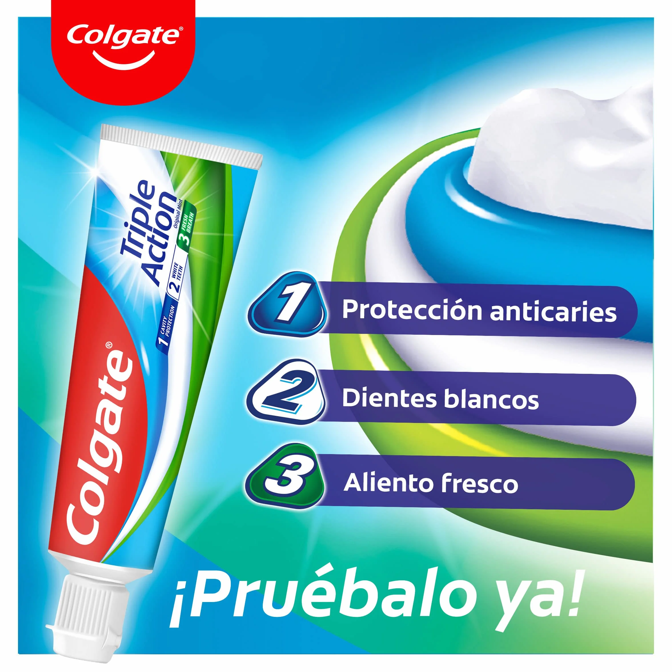 Colgate Triple Action Pasta do Zębów 2 x 75 ml