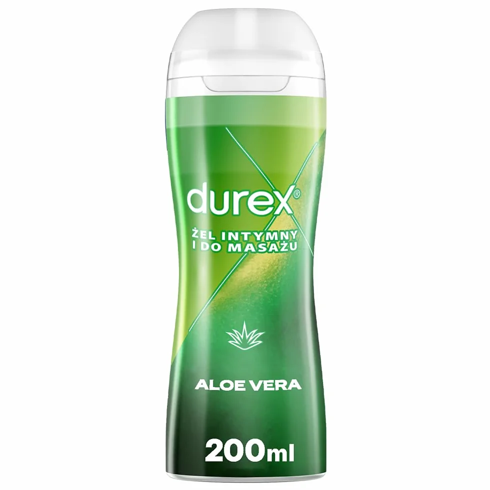 Durex 2w1 Aloe Vera Żel intymny i do masażu bezzapachowy 200ml