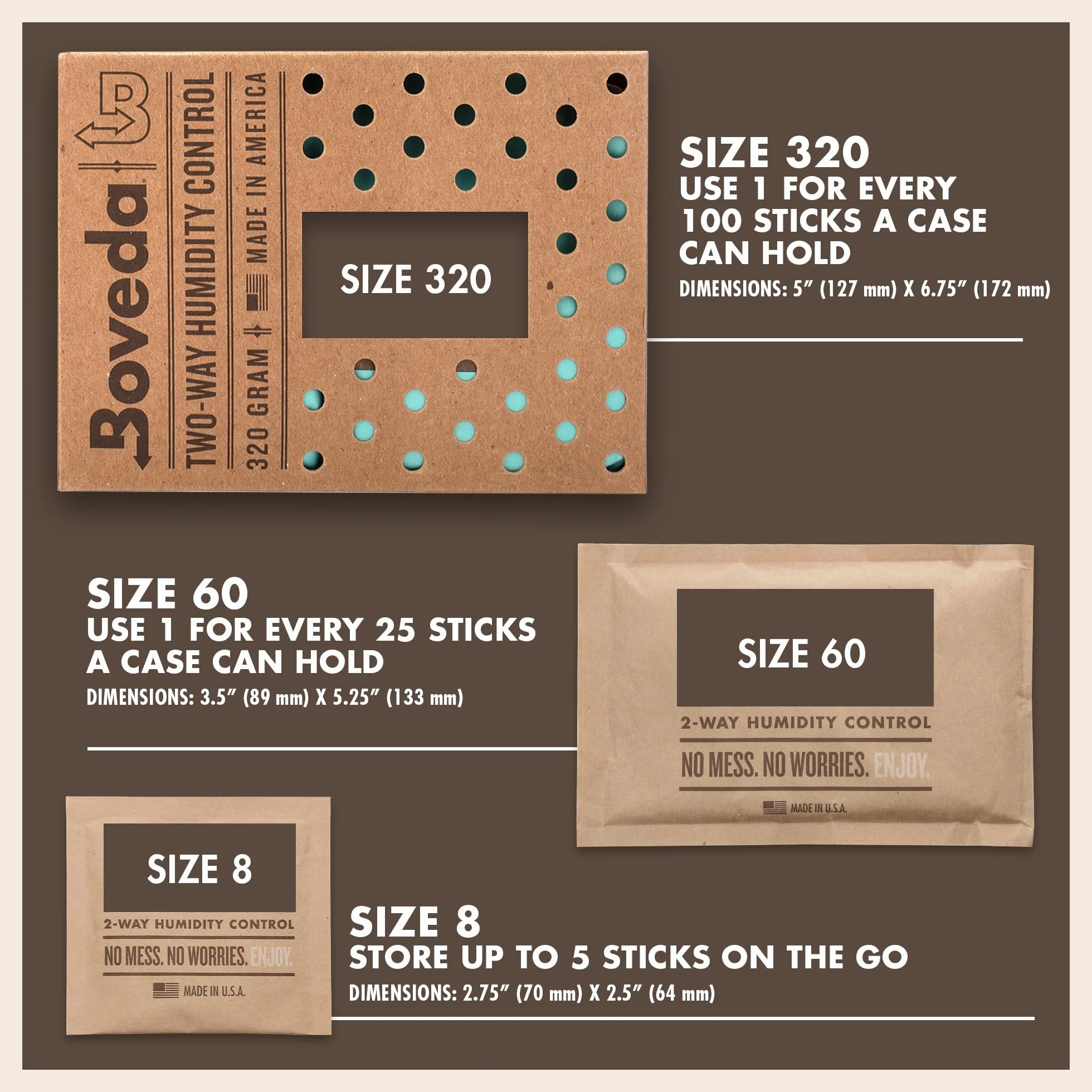 Boveda 60/67/70 g Single